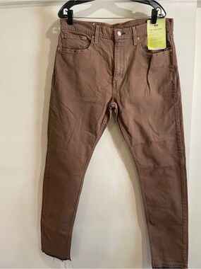 Levi's Brown Slim Taper Men’s Jeans 36 x 34